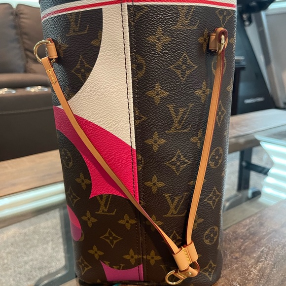 Louis Vuitton monogram game on neverfull mm - Picture 4 of 16